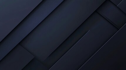 Poster - Abstract dark blue background design with geometric shapes for desktop and phone wallpaper use cases