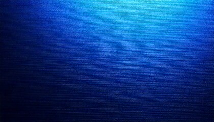 Wall Mural - a close-up of a blue metal surface, sporting a brushed texture that shifts from a deep navy