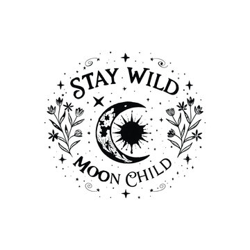  A gothic-style design with silhouette of typography t shirt design