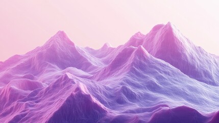 Poster - Muscle surface stylized as a mountain landscape showcasing peaks and valleys for a unique conceptual background