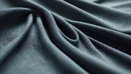 Poster - Canvas background featuring black fabric texture, providing space for text. Abstract design background.