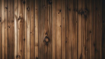 Aufkleber - Stunning textured wooden wall panels in vintage light brown and golden hues for interior design, backgrounds, and wallpaper. Attractive banner for pages, covers, websites, and presentations.