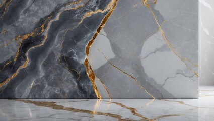 Aufkleber - Elegant Marble Surface Background