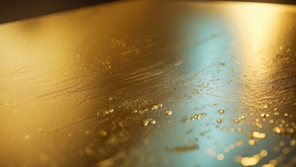 Poster - Background featuring gold steel texture or metal plate