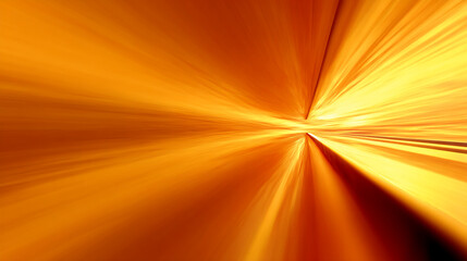 Aufkleber - Abstract image with radiating orange and gold lines, creating a dynamic, energetic effect, symbolizing speed, power, or warmth