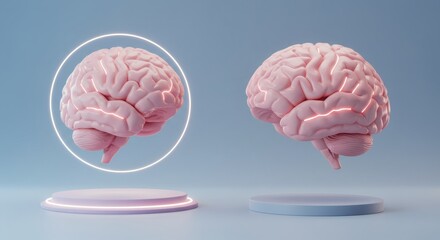 Poster - Creative Mind Exploration: Conceptual Brain Renderings on Elevated Platforms