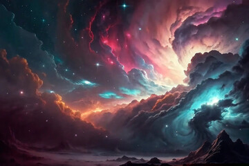 planet in space