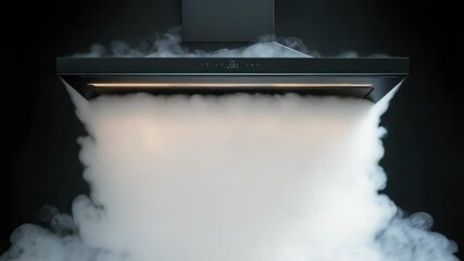 Poster - A stove top with visible steam rising from the burners, often used in cooking and culinary scenes.
