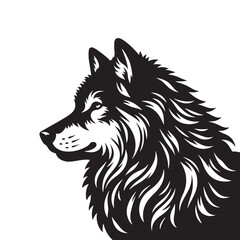  Timber Wolf Silhouette - Timber Wolf Vector - Timber Wolf Illustration - Timer Wolf Artwork.