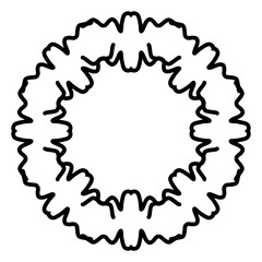 Poster - Geometric Shape In Black Outline
