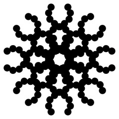 Poster - Geometric Form Presented As A Black Outline
