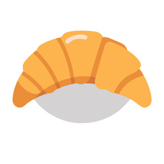 Poster - Croissant Icon Representing Baked Breakfast Pastry