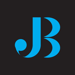 Poster - JB Letter Logo Design. JB Creative letter logo design vector, JB Letter Initial Logo Design. JB monogram Logo Unique Concept Vector.
