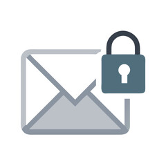 Poster - Secure Email Icon Representing Encrypted Messaging and Protected Communication