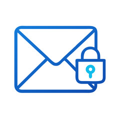 Poster - Secure Email Icon Representing Encrypted Messaging and Protected Communication
