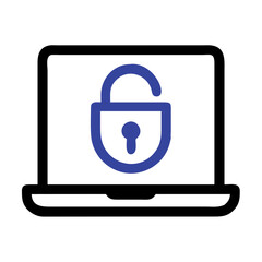 Poster - Software Update with Lock Icon Representing Secure System Upgrade and Protected Installation