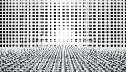 Poster - Dynamic visual patterns modern art installation abstract photography minimalistic environment wide angle view contemporary design concepts for seo impact