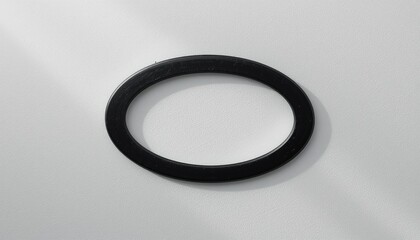 Poster - Innovative circular design modern studio product photography minimalist environment top view decorative concept for contemporary spaces