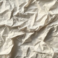 Poster -  Crumpled paper texture background vector, ideal for creative designs, giving a tactile and realistic handmade appearance