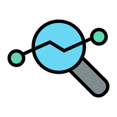 Poster - research  vector icon