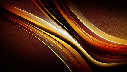 Poster - Abstract golden wave background design modern luxury elegant wallpaper banner poster presentation graphic art