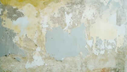 Leinwandbilder - weathered peeling paint texture on vintage concrete wall for grunge design, urban decay background, or texture overlay

