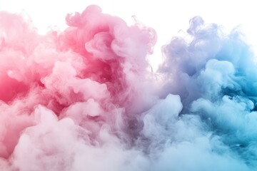 Poster - Abstract colorful smoke clouds