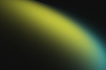 Poster - Abstract gradient background with yellow and teal hues.