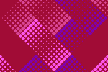 Aufkleber - Gradient geometrical dot pattern background design - geometric colorful abstract vector illustration