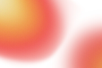 Aufkleber - abstract transparent orange and red gradient shapes.