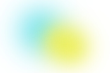 Aufkleber - Abstract transparent blue yellow gradient swirl.
