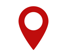 Poster - Location marker icon. Pin map marker pointer. Navigation and mapping symbol