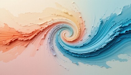 Poster - Dynamic swirl of colors in abstract art digital creation modern environment artistic concept exploration