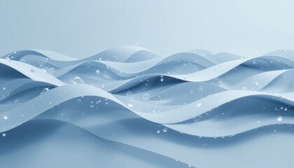 Poster - Dynamic ocean waves coastal area abstract art calm environment aerial view fluidity concept for visual harmony