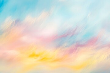 Poster - Soft pastel sunset sky