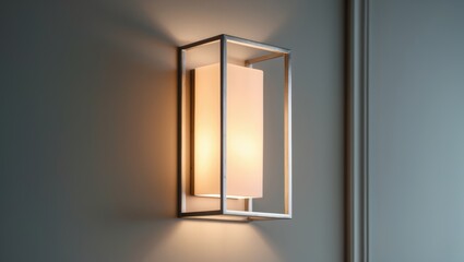 Poster - Modern illuminated light fixtures