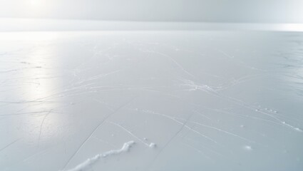 Poster - Close-up of the ice rink floor's textured background