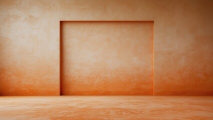 Poster - Orange textured backdrop offering copy space for decoration or layering