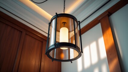 Poster - Chandelier pendant light hanging from the ceiling