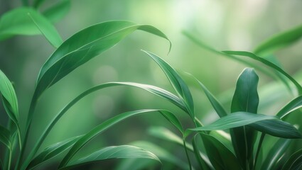 Aufkleber - Natural Green Foliage as Background for Ecological Wallpaper
