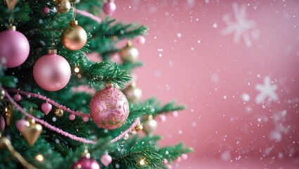 Poster - Green Tree with Adorned Toys