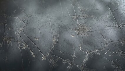 Poster - Metal texture in grey. Scratched surface. Background design.