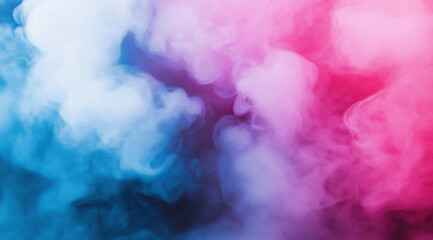 Poster - abstract foggy multi-colored background made of smoke and particles with watercolor effect