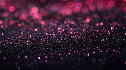 Wall Mural - red and black glitter vintage lights background. defocused illustration
