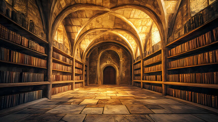 Wall Mural - mystical sanctuary chamber