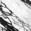 © Valery_vog - Elegant marble texture with black and white veins, abstract natural stone background design