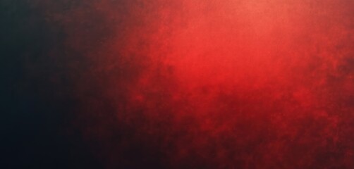 Poster - Blurred red-black background with noise and texture. Rough, grunge, dark abstract art design. Gradient colors, dusty vintage style, for graphic projects or banner background.