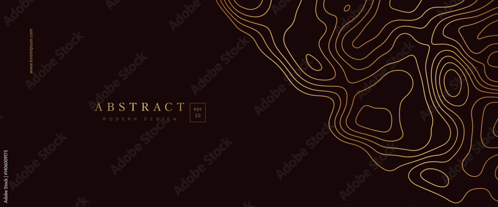 Tree pattern. Gold wood pattern background. Abstract golden texture ...