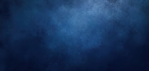 Poster - Abstract blue background. Watercolor texture design, blurry backdrop. Blue gradient, dark spots, scratches. Grunge vintage style. Perfect creative template for cards, posters, other design projects.