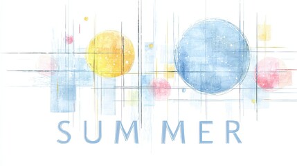 Poster - Bright and Juicy Summer Abstract Art Inspiring Modern Concepts and Creative Designs